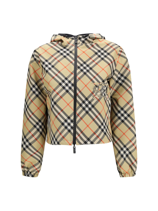 BURBERRY Reversible cropped check Jacket