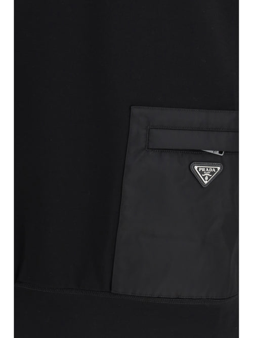 Prada Stretch jersey Sweatshirt - Black
