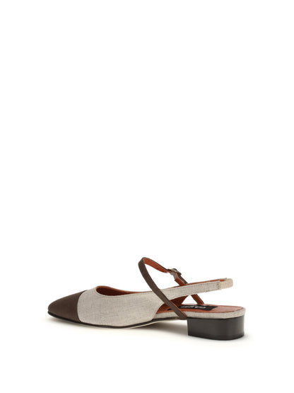 Carel Paris Oceano Ballerinas - Beige/Brown