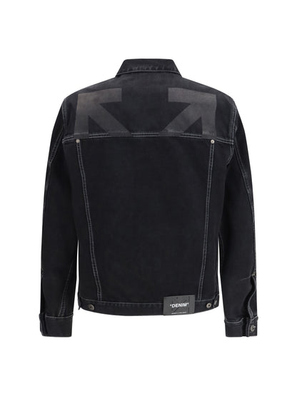 OFF-WHITE Arrow Zip Skate denim Jacket