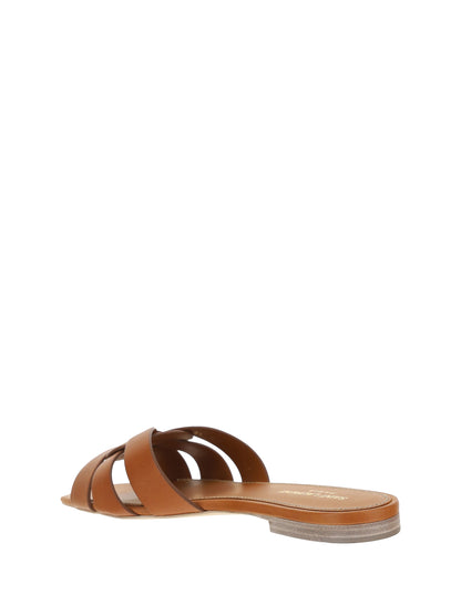SAINT LAURENT Leather Sandals