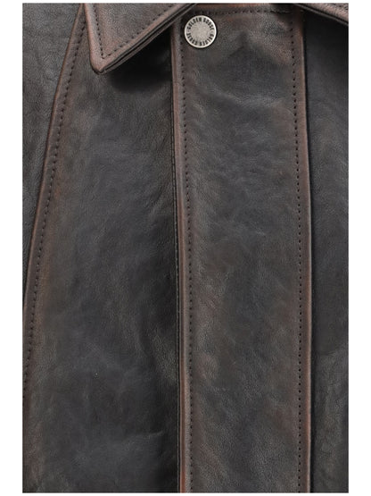 GOLDEN GOOSE Nappa leather Bomber Jacket