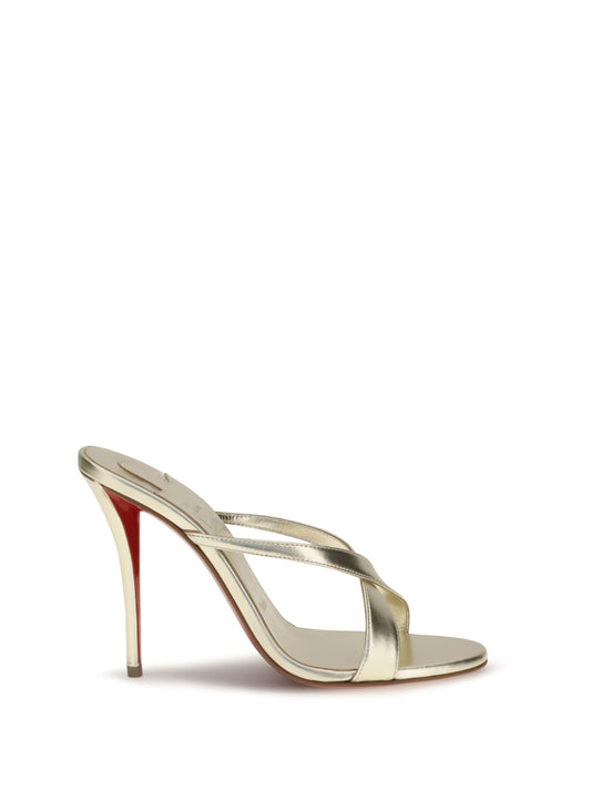 CHRISTIAN LOUBOUTIN Mulazee Cross Mule Sandals
