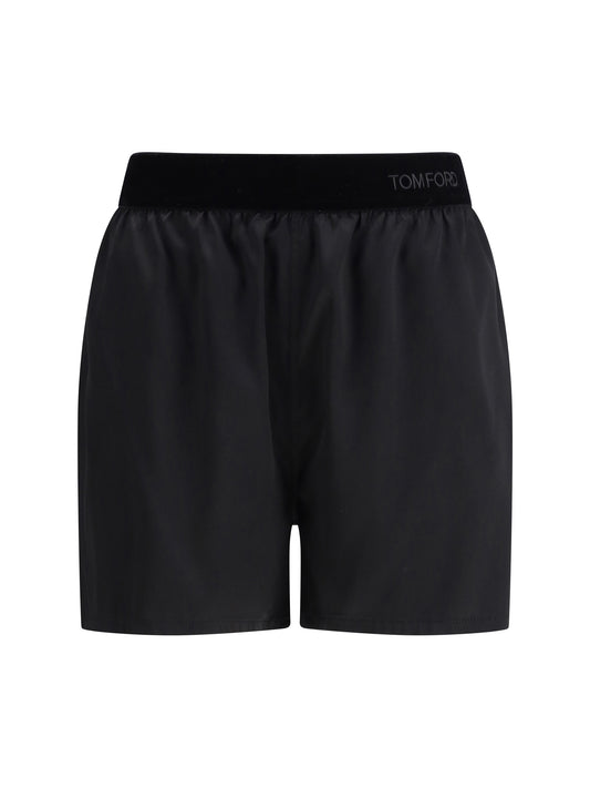 TOM FORD Stretch silk satin PJ Shorts