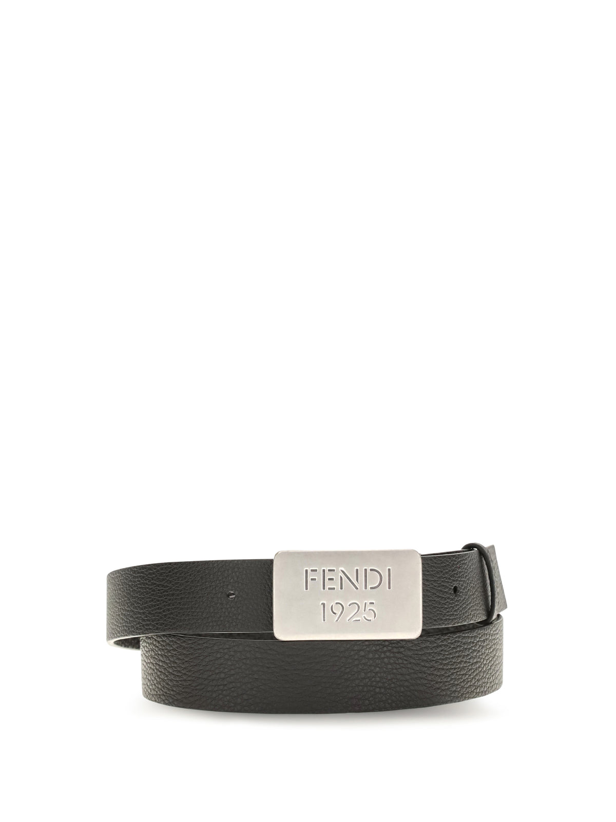 Fendi 1925 cuoio Romano leather Belt - Black