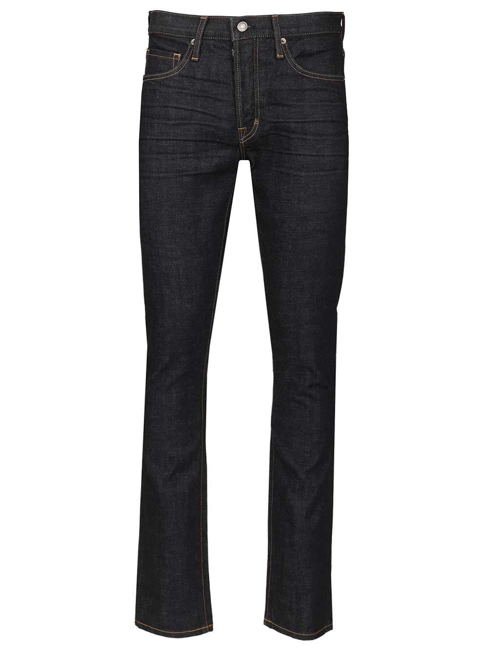 Tom Ford Selvedge Slim Fit Jeans - Blue