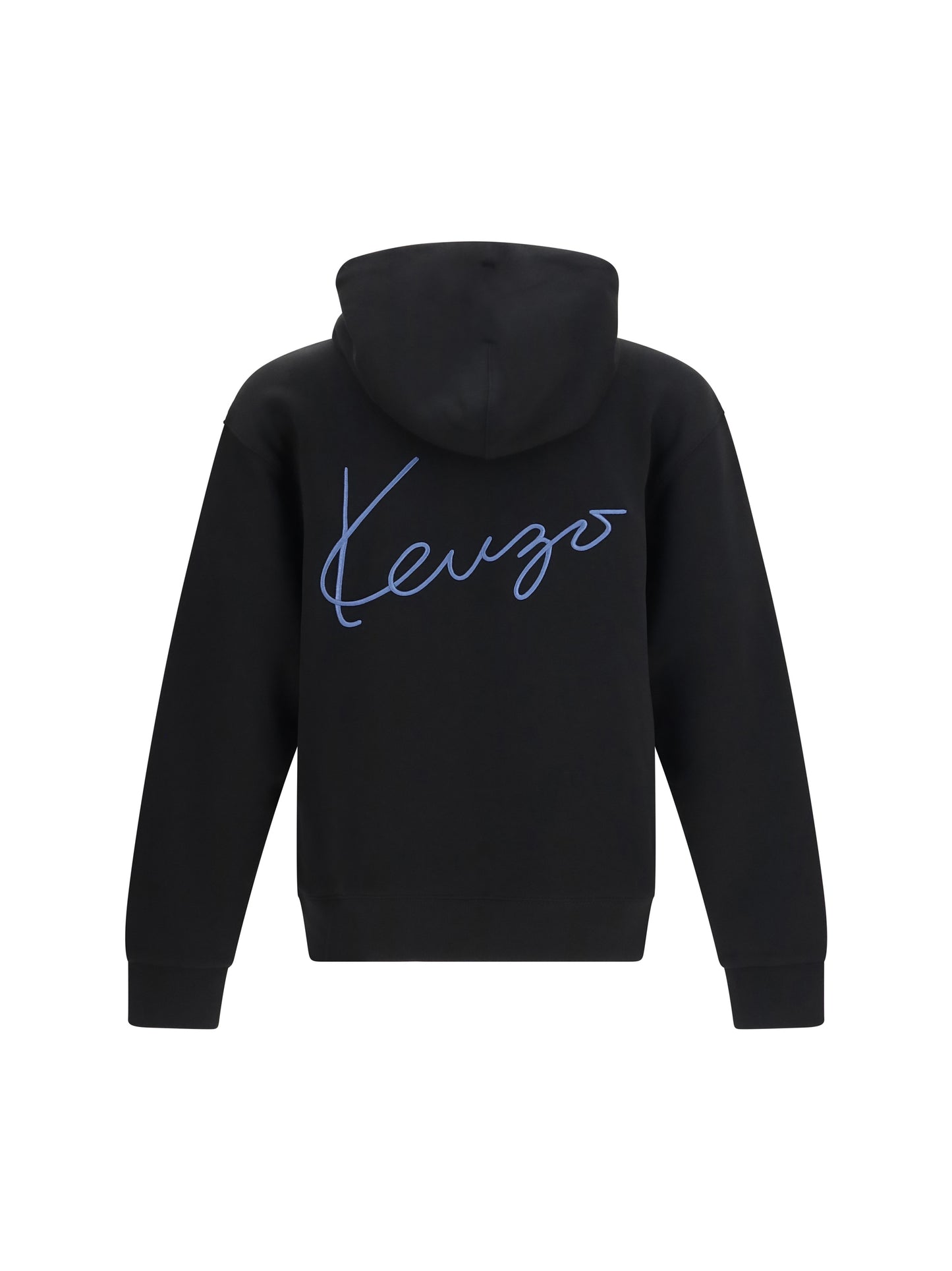 KENZO Kenzio Signature Embroidered Cotton Zip Hoodie