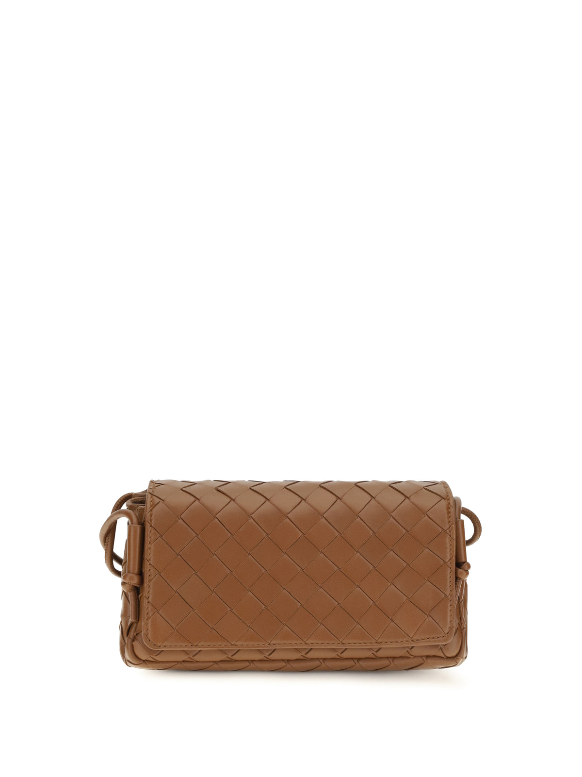 Bottega Veneta Intrecciato Shoulder Bag - Tannin-Gold