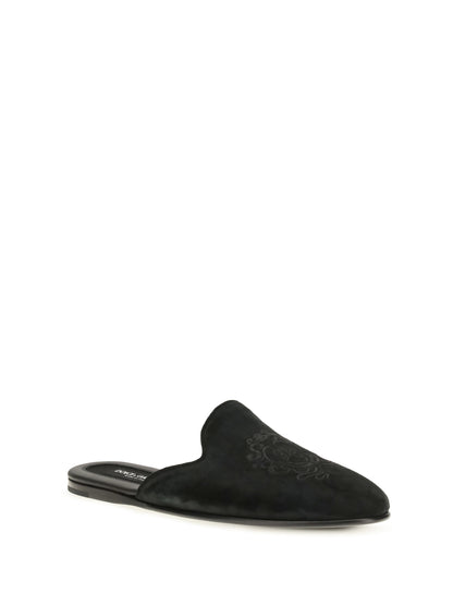 Dolce & Gabbana Calfskin leather Mules - Black