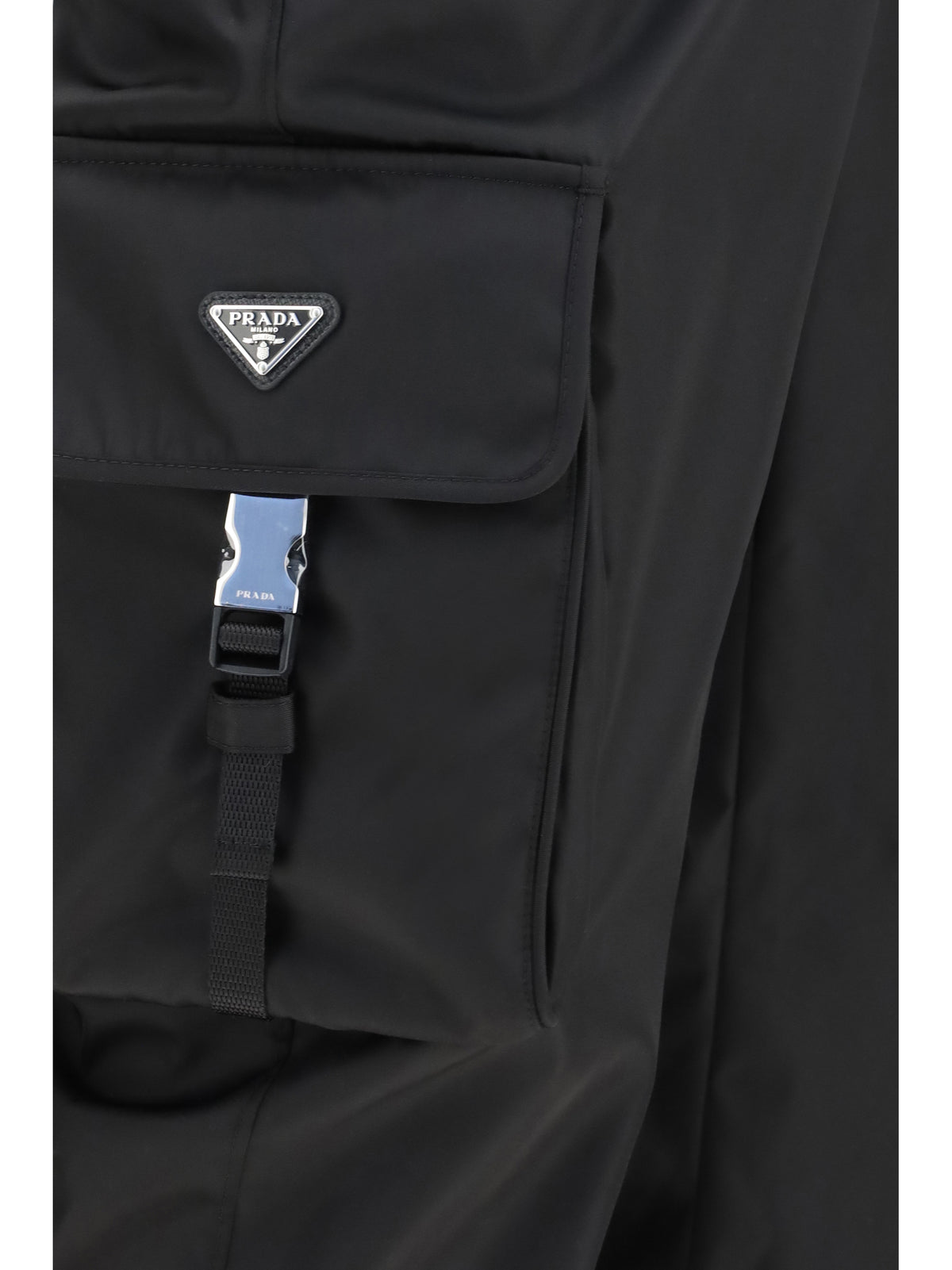 Prada Re-Nylon Cargo Pants - Black