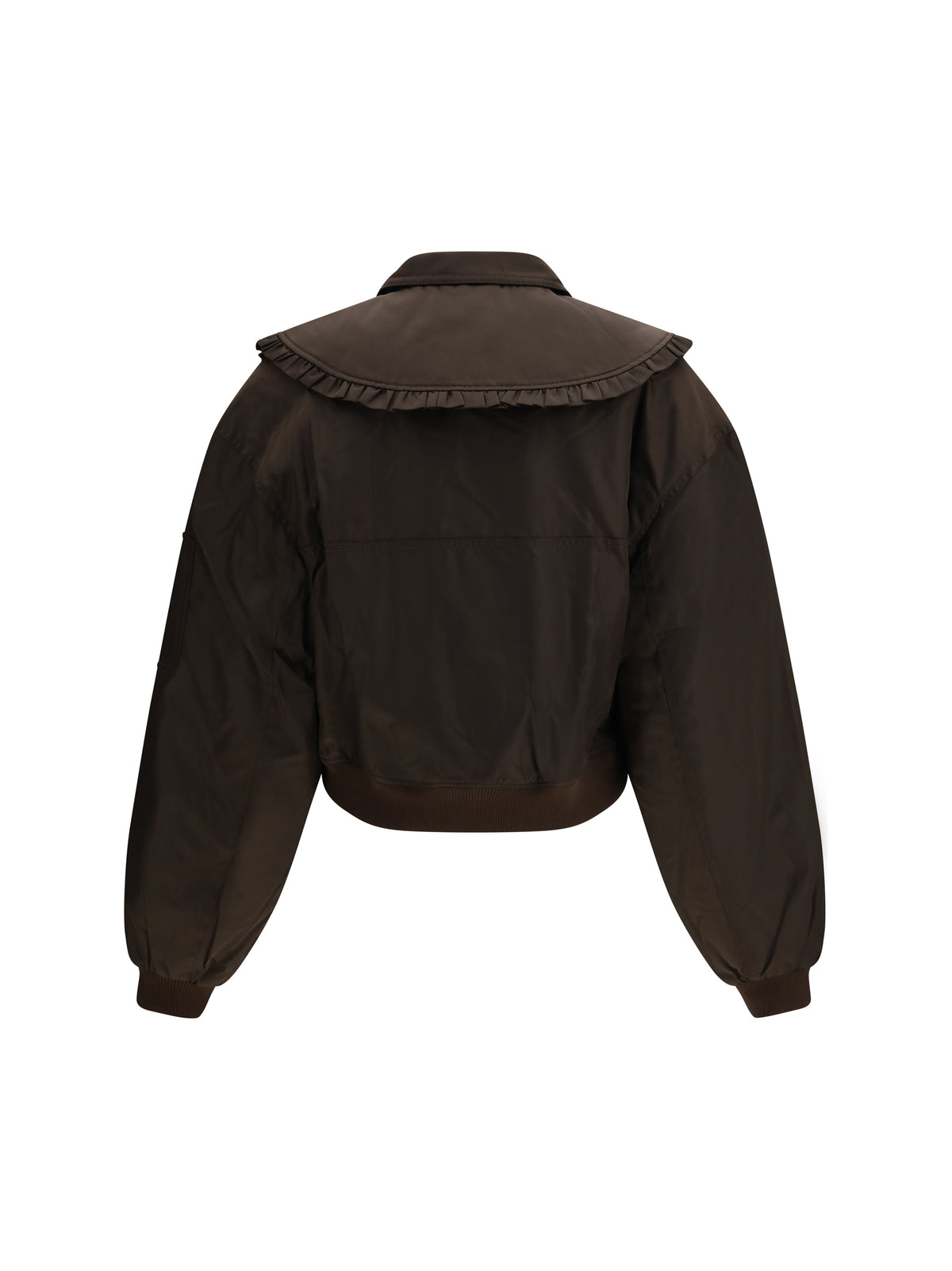 Ganni Duchesse Nylon Bomber Jacket - Demitasse