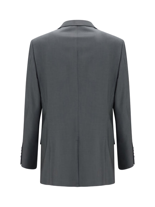 Valentino Single-breasted wool and mohair Jacket - 642 Raven