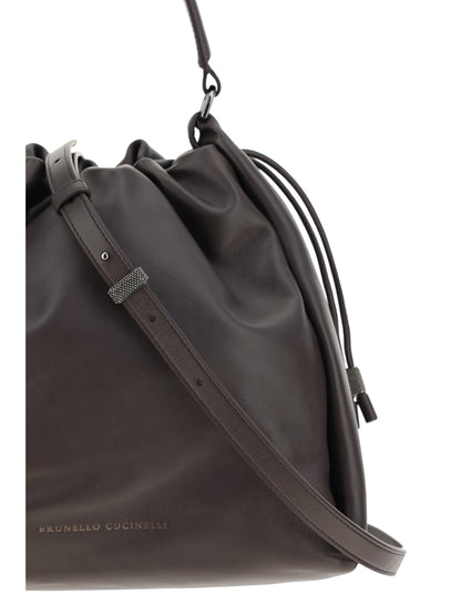 BRUNELLO CUCINELLI Leather Shoulder Bag