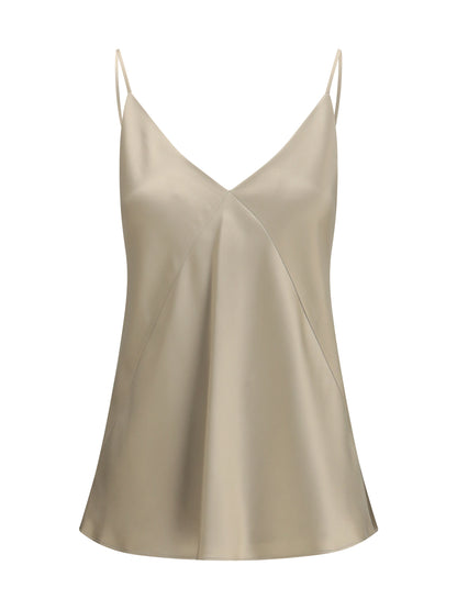 Max Mara Pianoforte Bacco silk Top - Sand