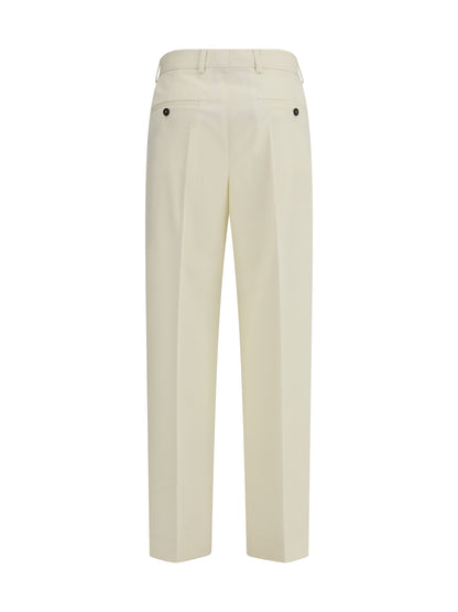 Toteme Straight Pants - Off-White