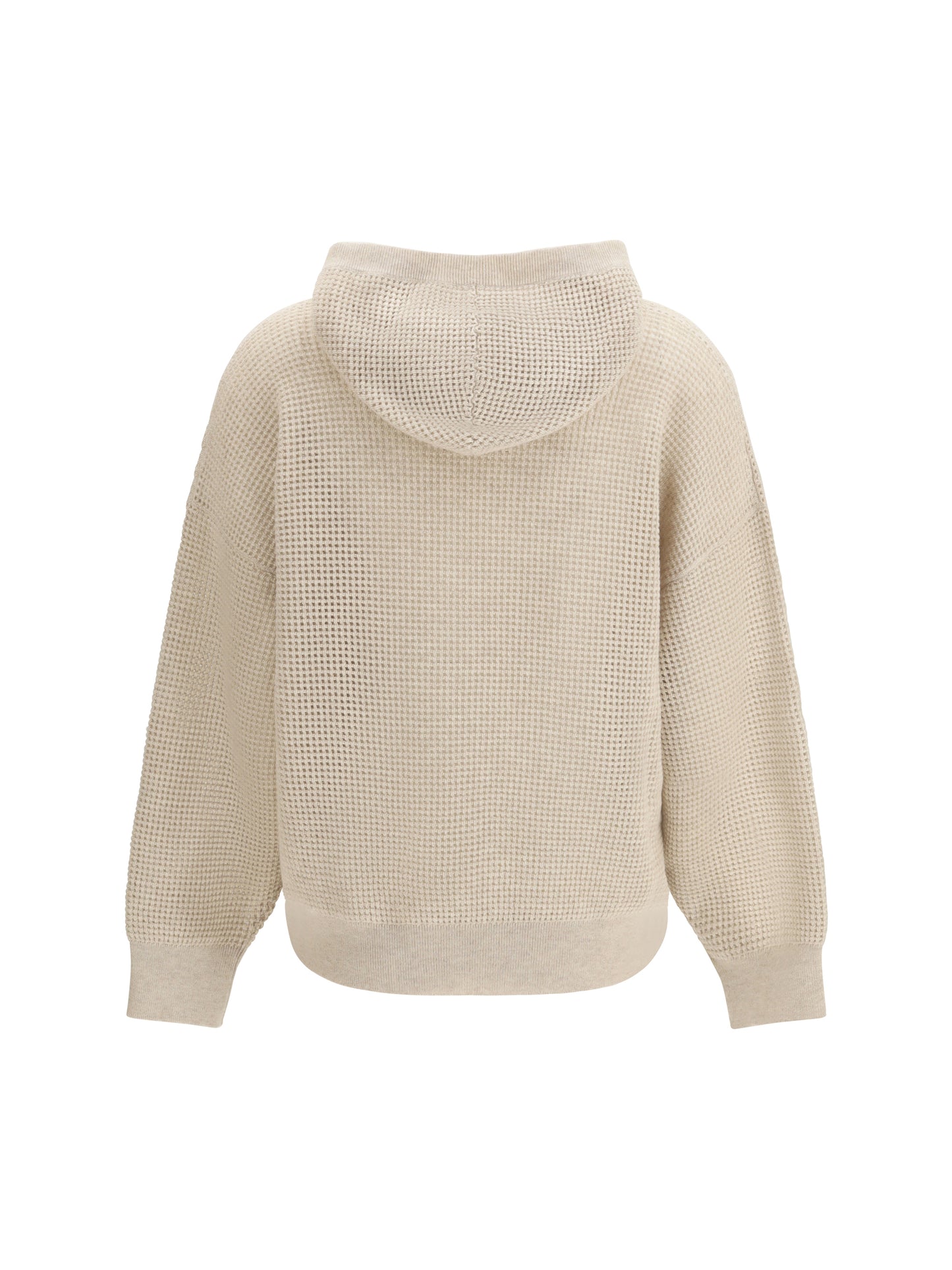 BRUNELLO CUCINELLI Sparkling Net cotton hooded Sweatshirt