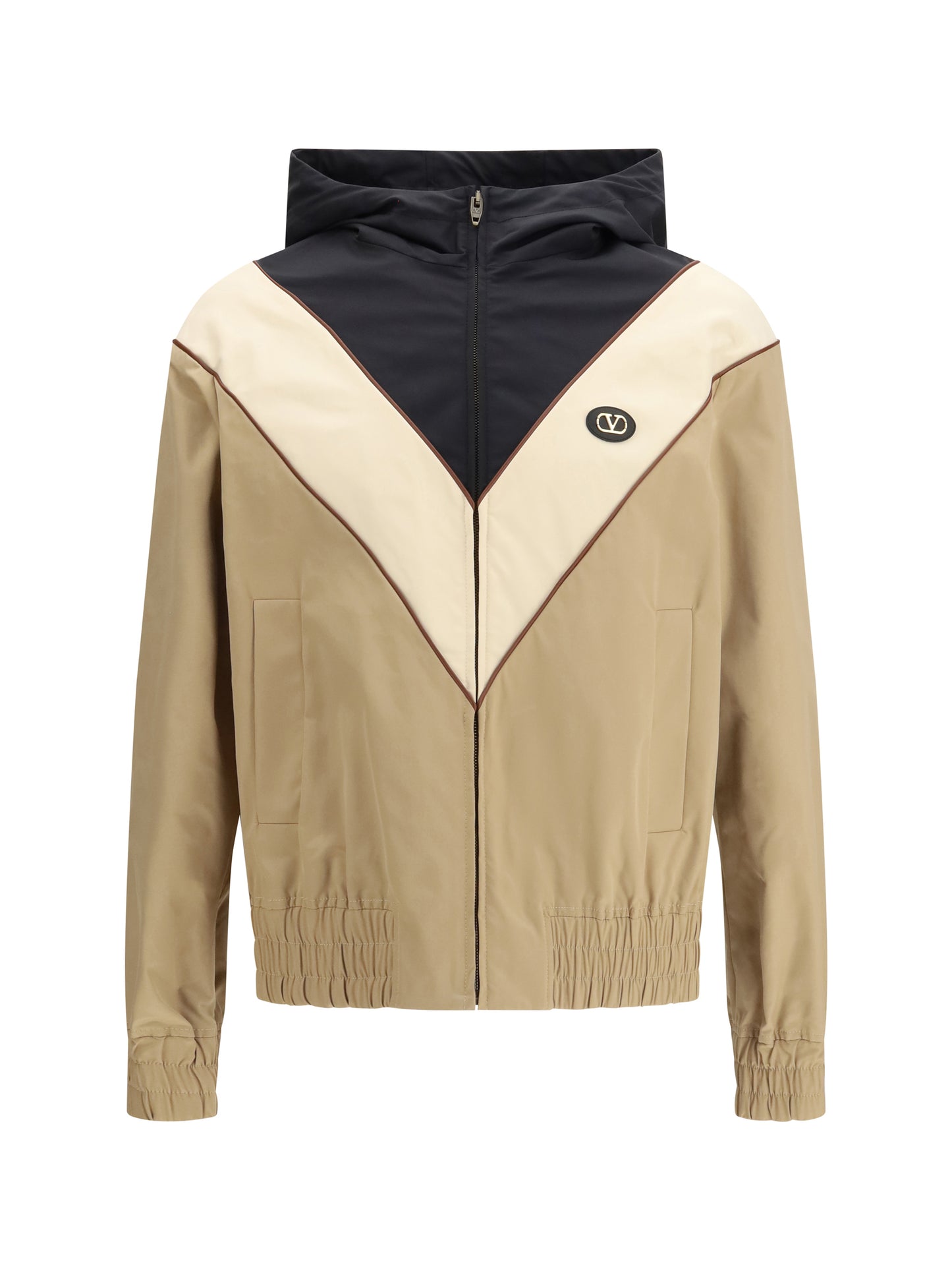 VALENTINO Nylon hooded windbreaker Jacket
