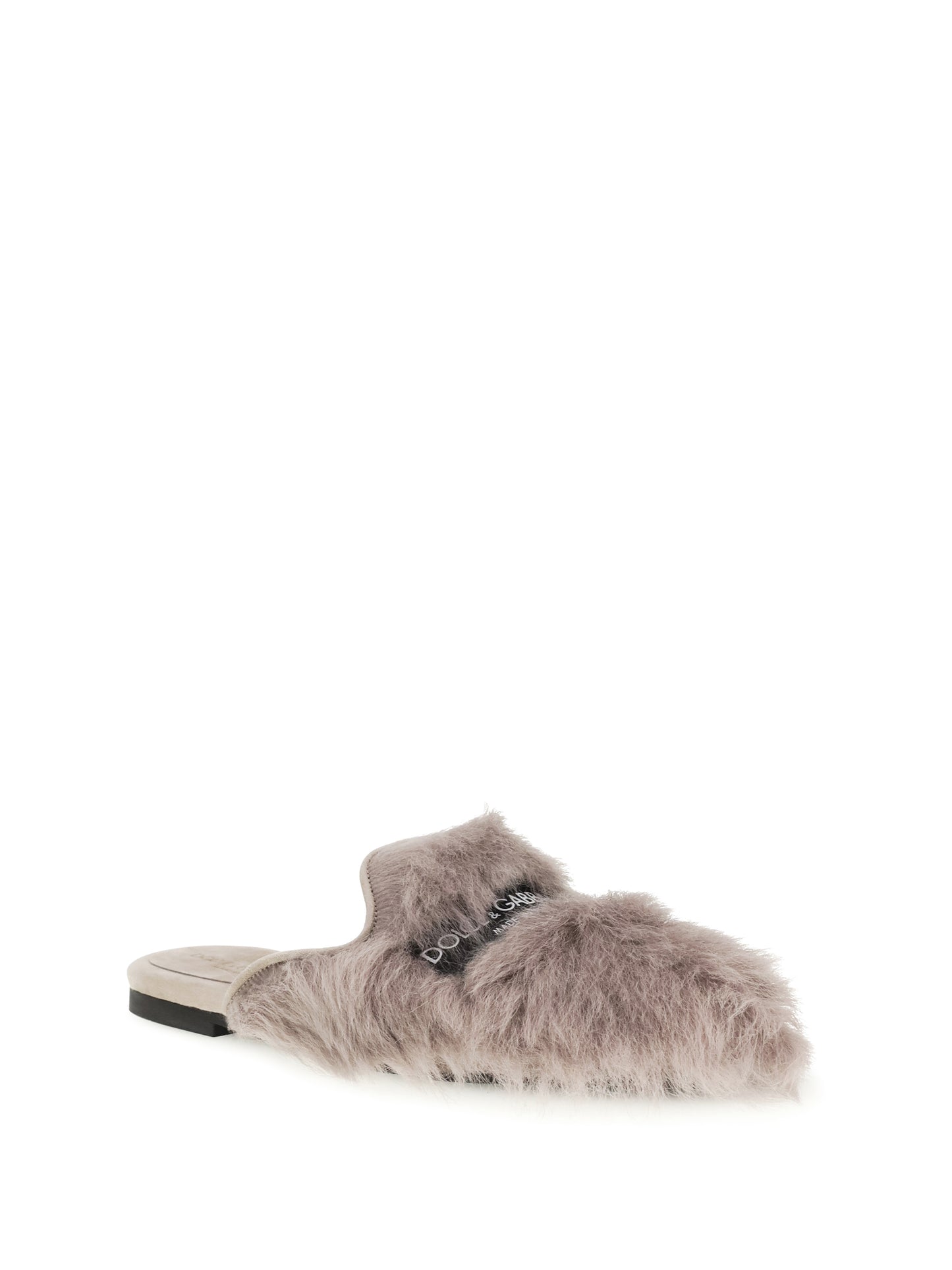 DOLCE & GABBANA Sheepskin Mules