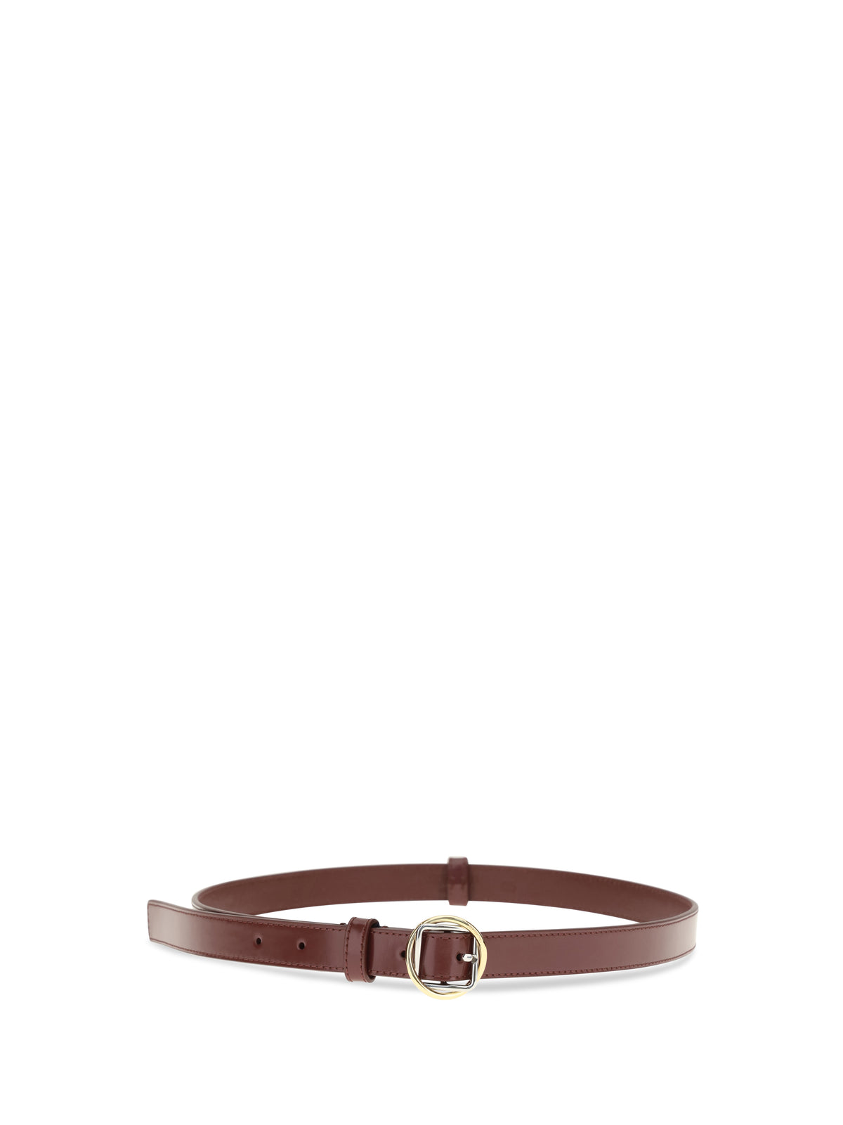 Jacquemus Salon slim Belt - Burgundy