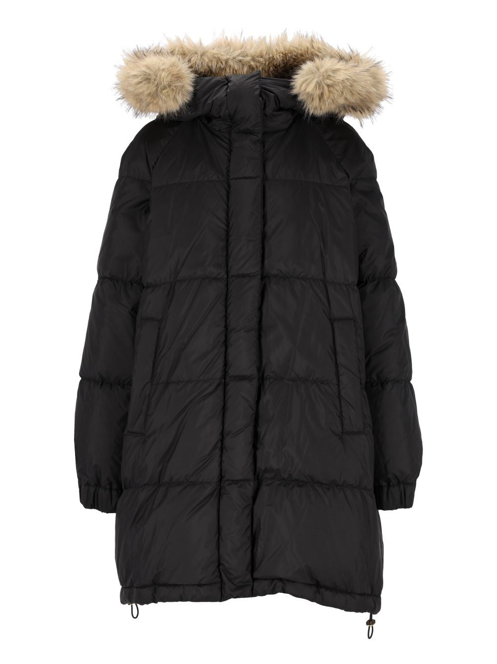 Weekend Max Mara "Amphora" Down Jacket With Hood - Black
