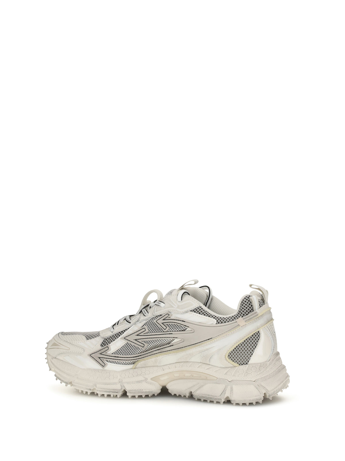 Off-White Be Right Back Worn Out Sneakers - Beige/Grey