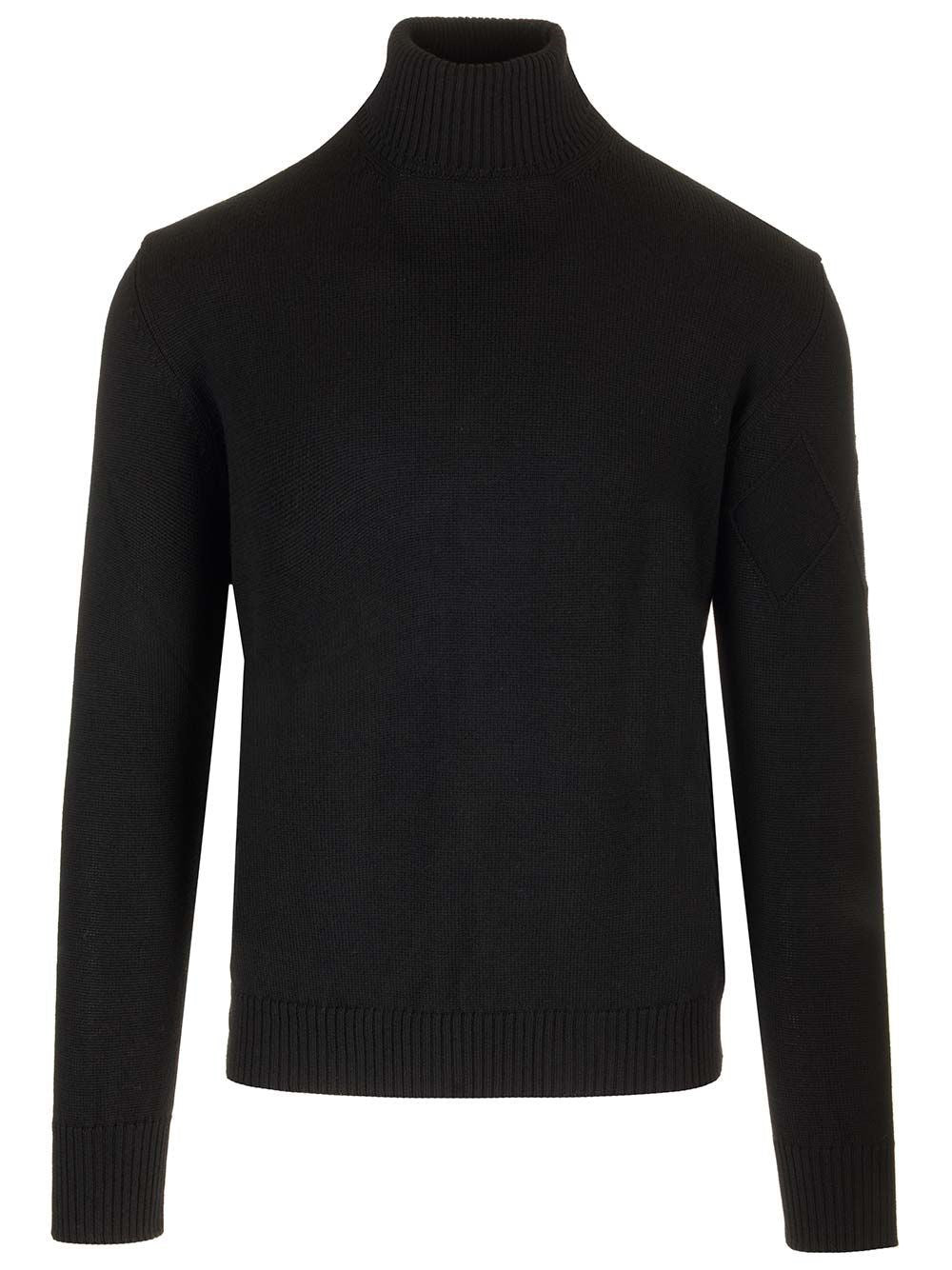 Ballantyne Merino Wool Turtleneck - Black