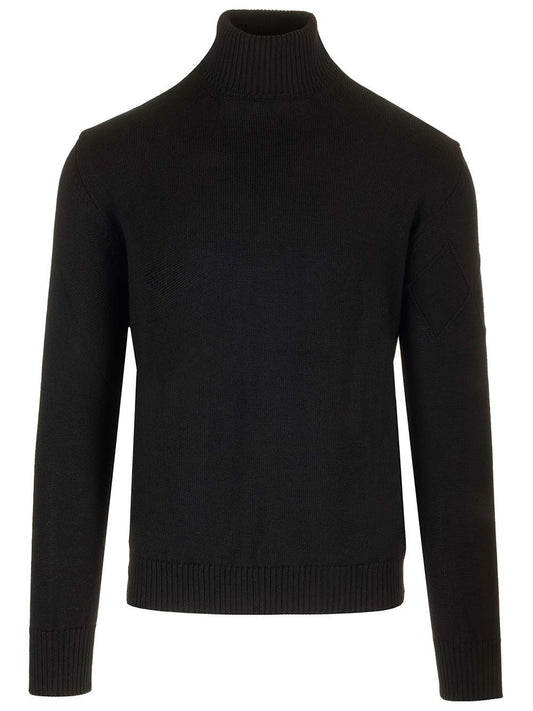 Ballantyne Merino Wool Turtleneck - Black
