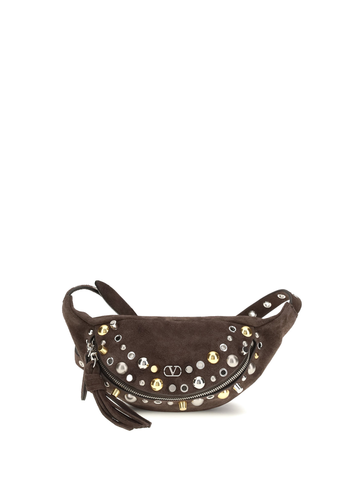 Valentino Garavani Nellcôte suede Fanny Pack - Testa Di Moro