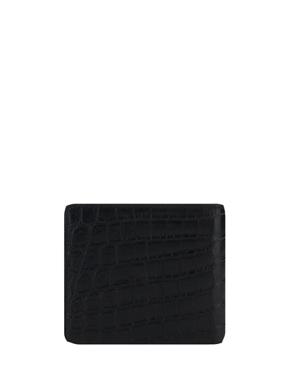 Saint Laurent Leather Wallet - Black