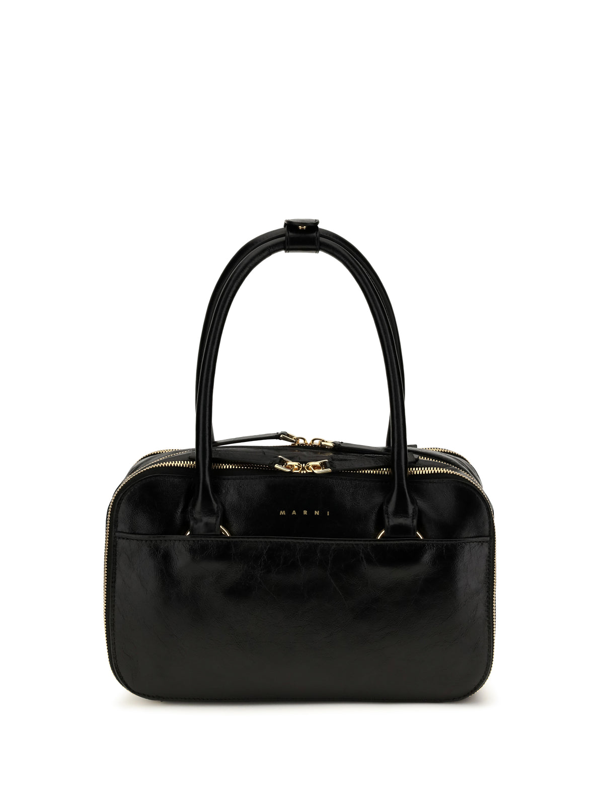 Marni Small Boxyne Handbag - Black