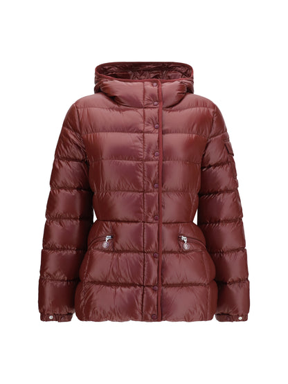 Moncler Barante short Hooded Down Jacket - Dark Red
