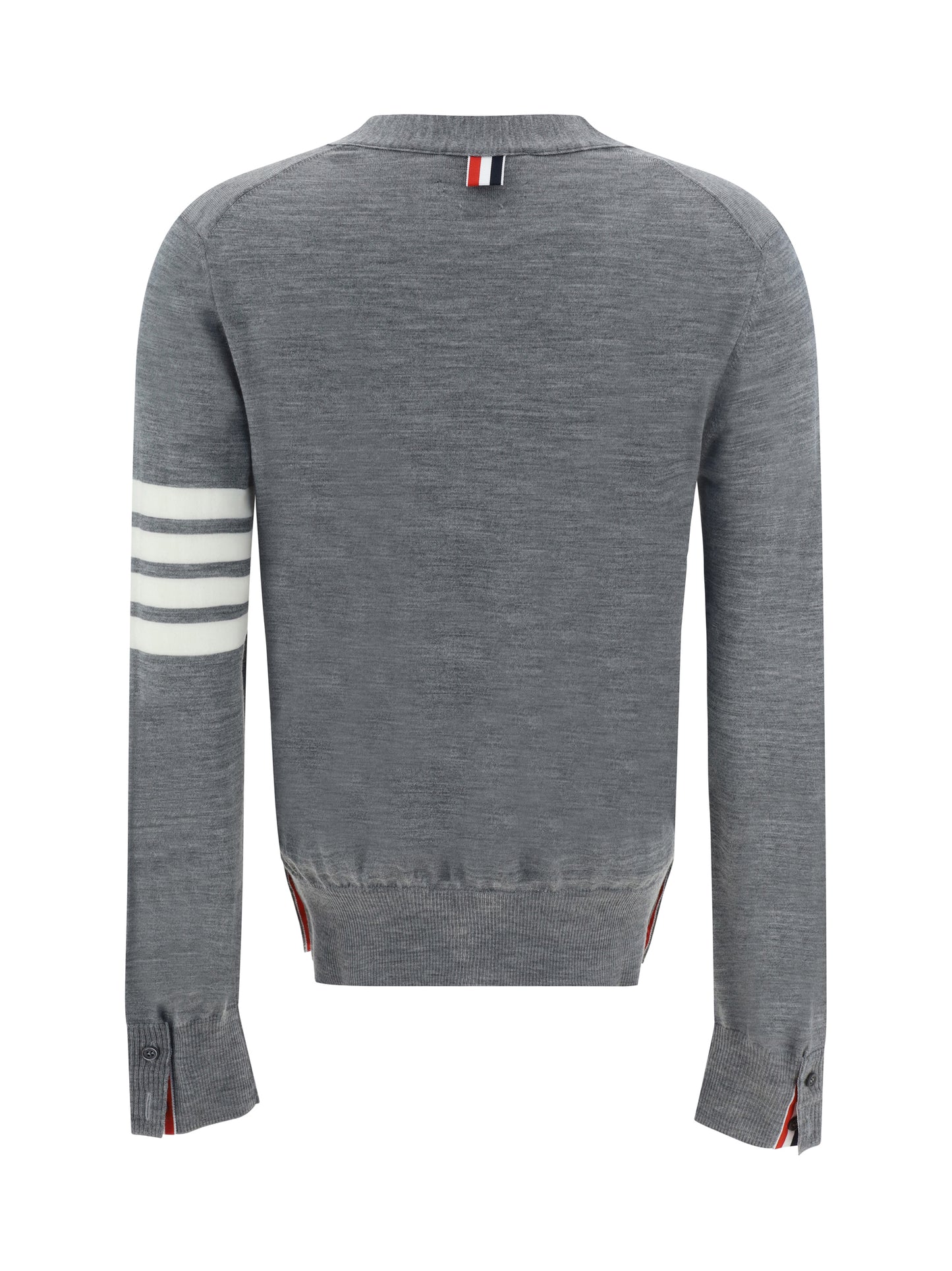 THOM BROWNE Merino Wool Cardigan