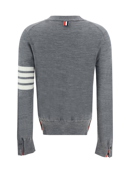 THOM BROWNE Merino Wool Cardigan