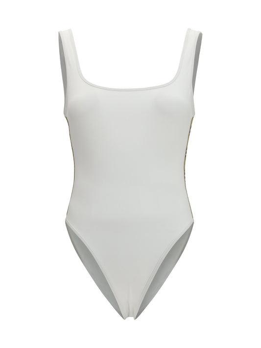 BURBERRY One-piece Swimsuit with Check trim