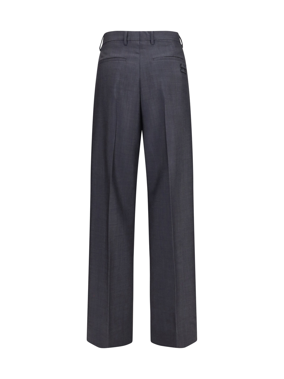 Miu Miu Kid mohair Pants - Anthracite