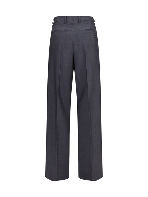 Miu Miu Kid mohair Pants - Anthracite