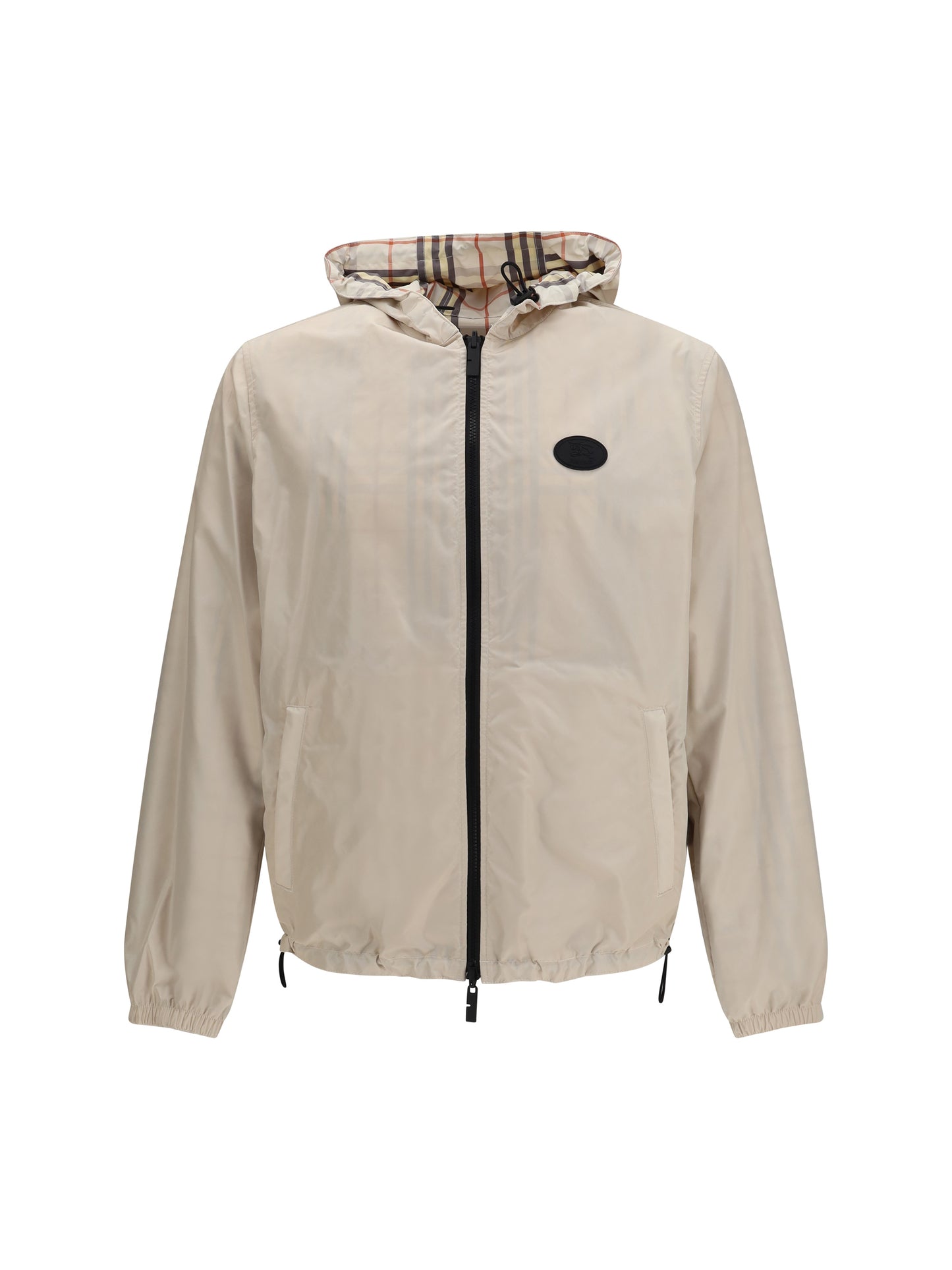 BURBERRY Reversible Check hooded Jacket