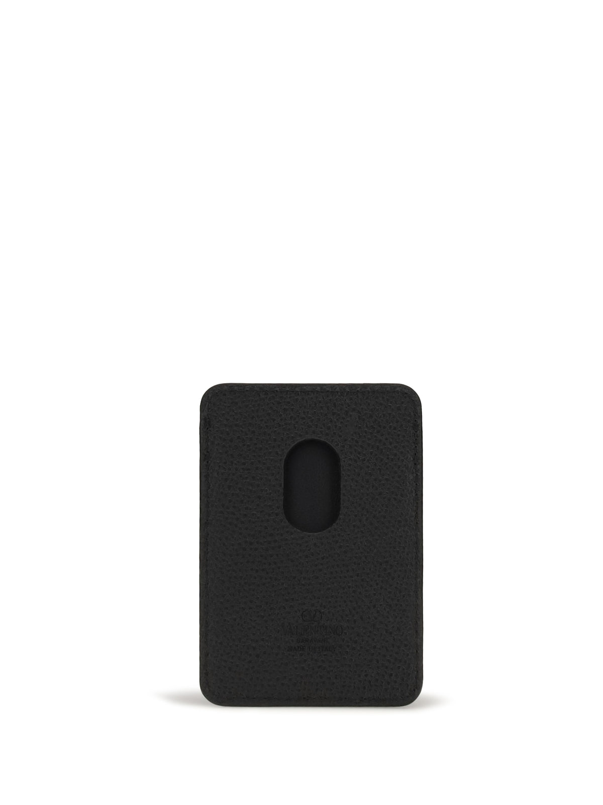 Valentino Garavani VLogo Signature magnetic Card Holder - Black