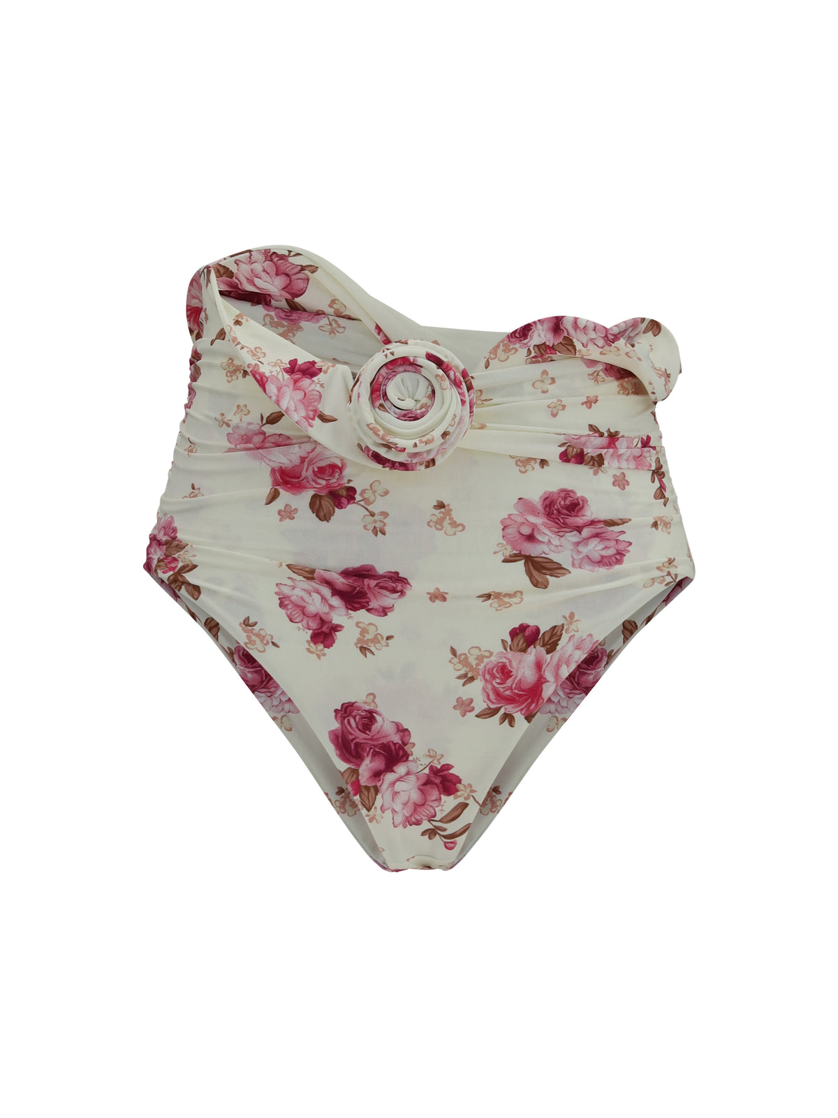 Magda Butrym Shaping floral-print Bikini Bottom - Cream