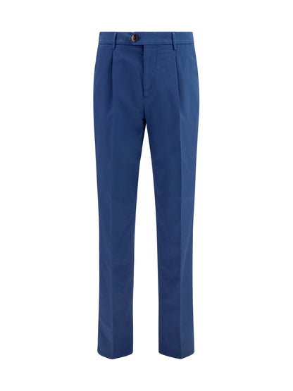 Brunello Cucinelli Cotton blend chino Pants - Denim