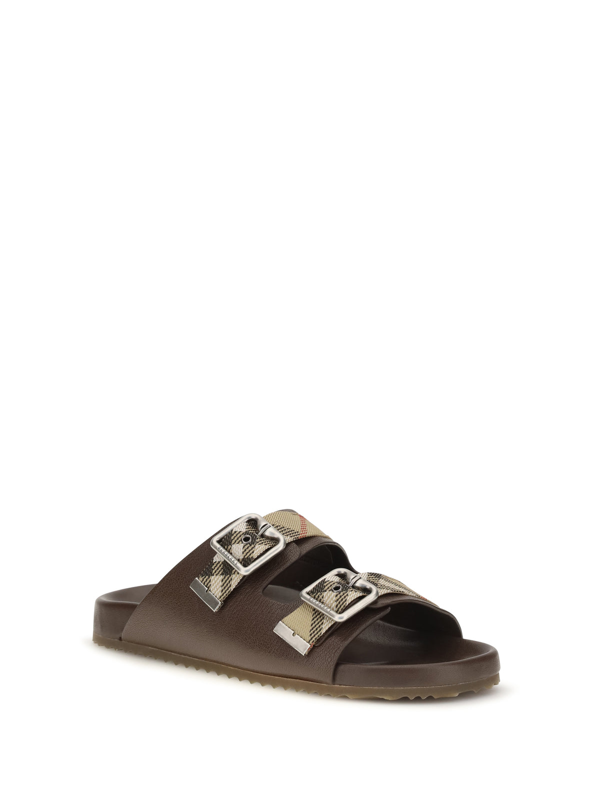 Burberry Urchin Sandals - Mid Brown