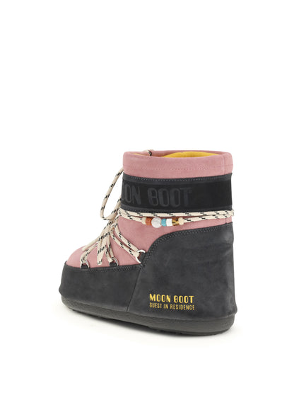 Moon Boot Moon Boot x Guest in Residence Icon Low Boots - Grey/Rose