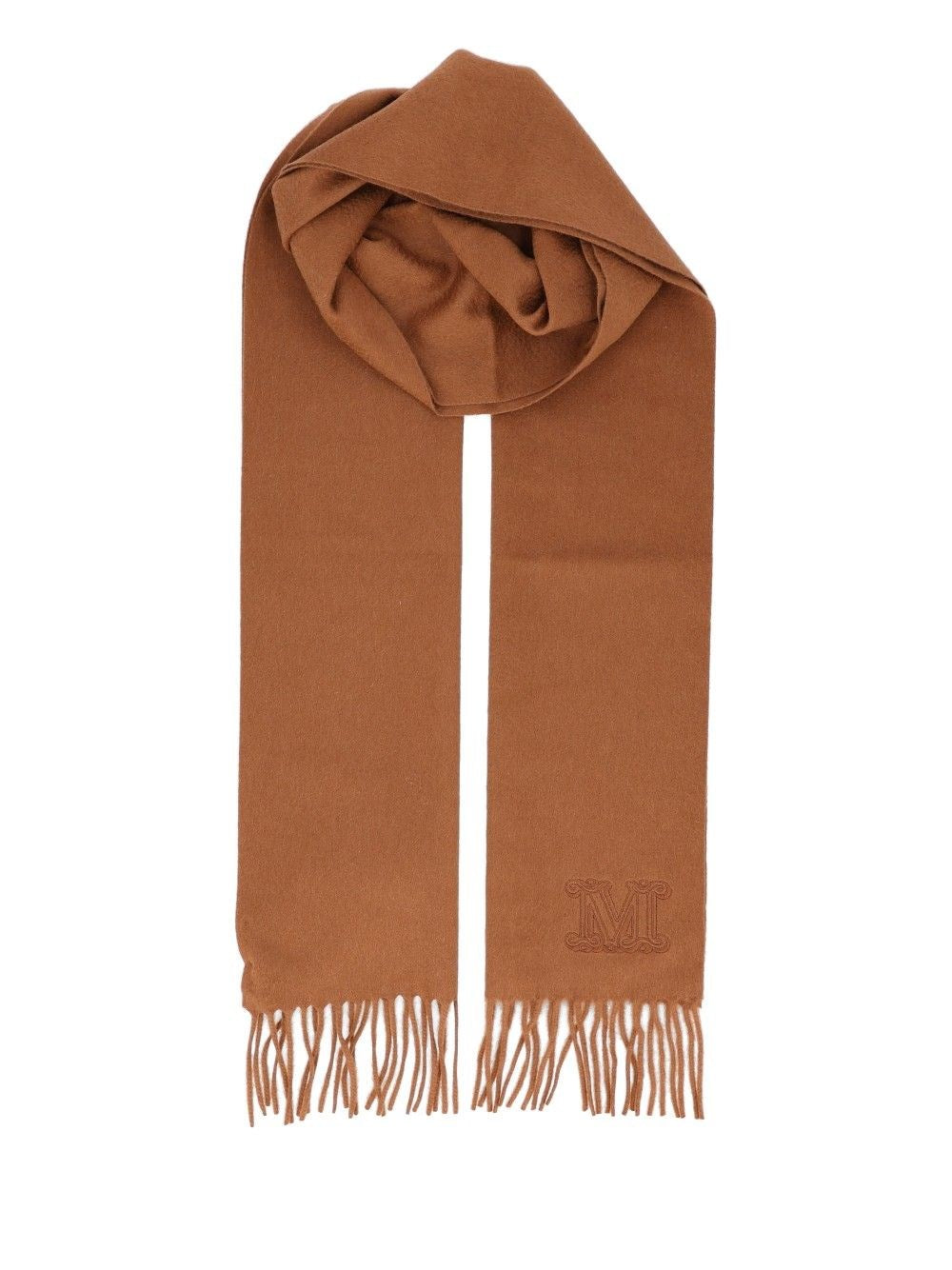 Max Mara Fringed Scarf - Brown
