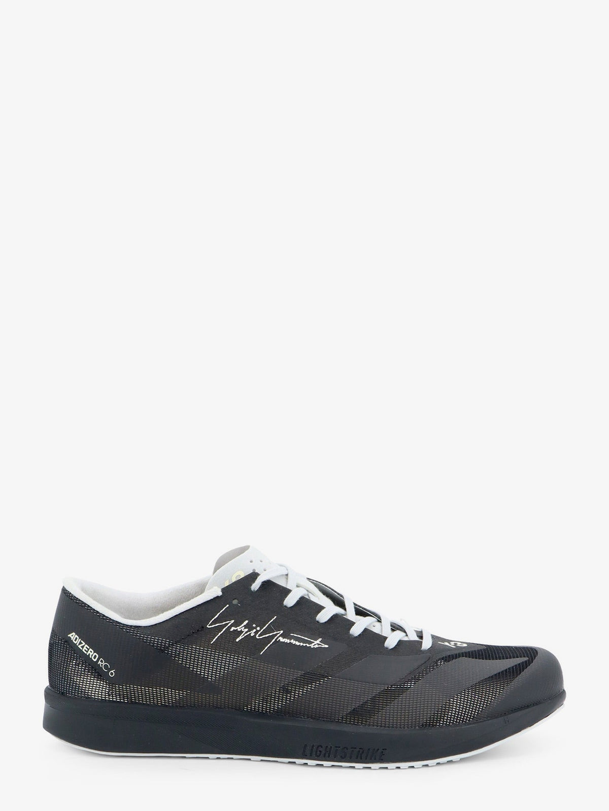 Y-3 Mesh sneakers with embroidered logo on the side - Black