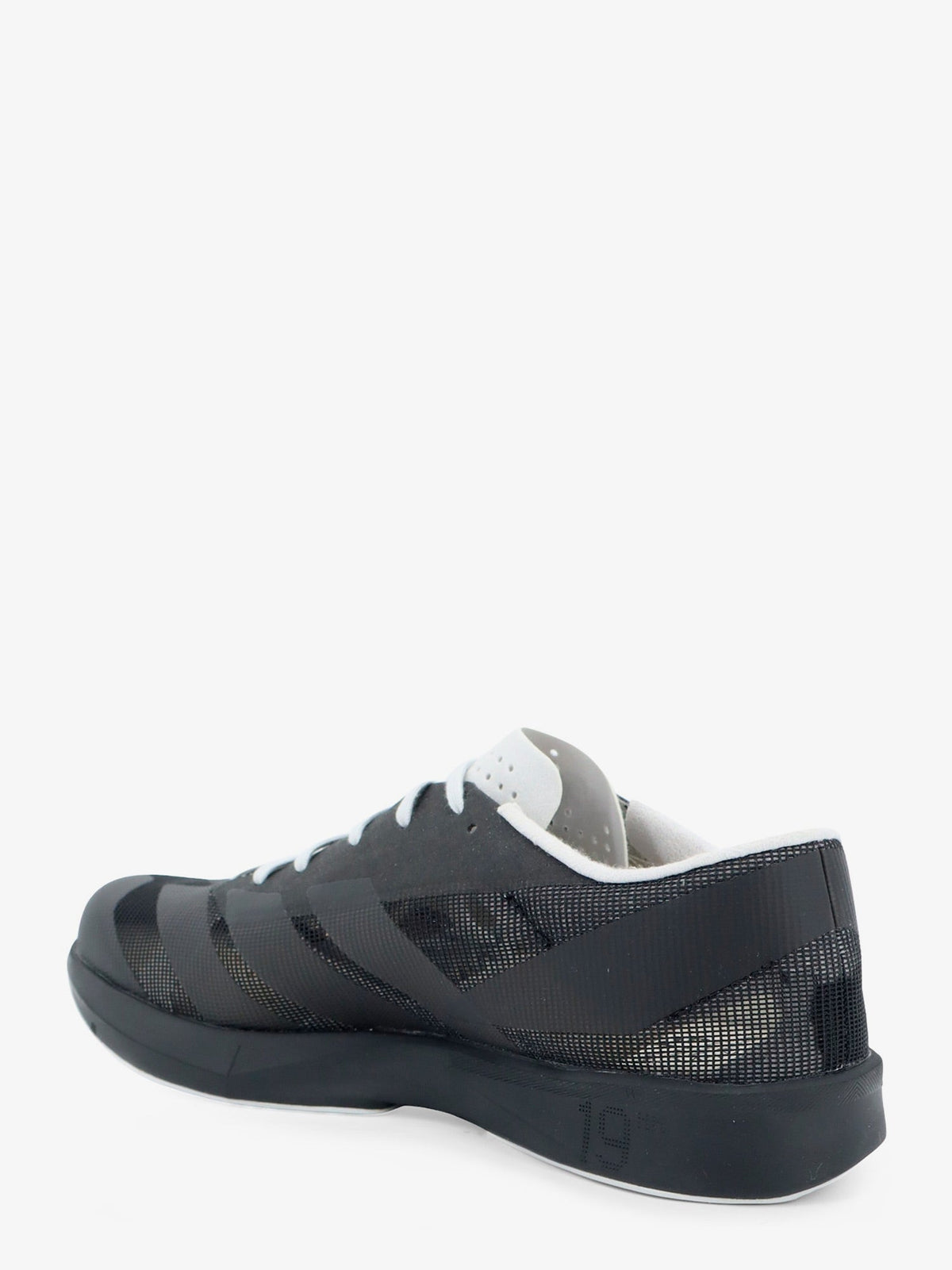 Y-3 Mesh sneakers with embroidered logo on the side - Black
