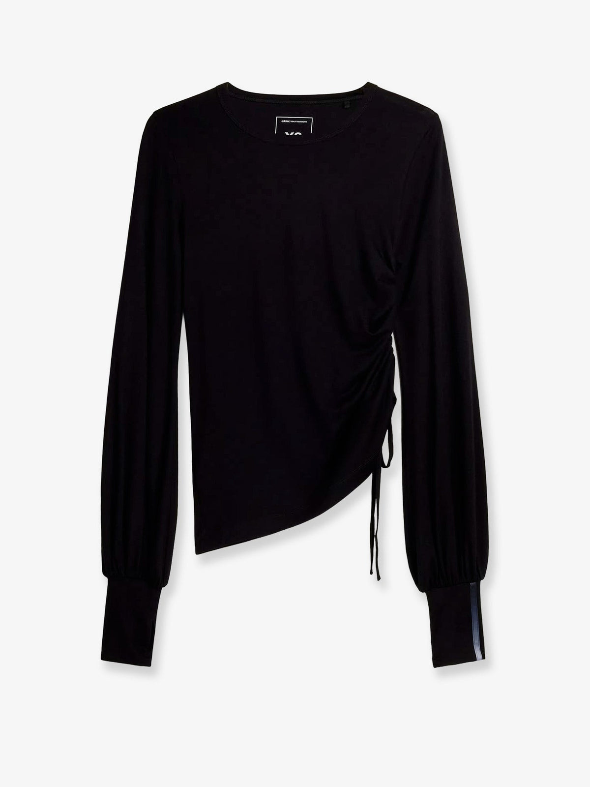 Y-3 Wool t-shirt with iconic detail - Black