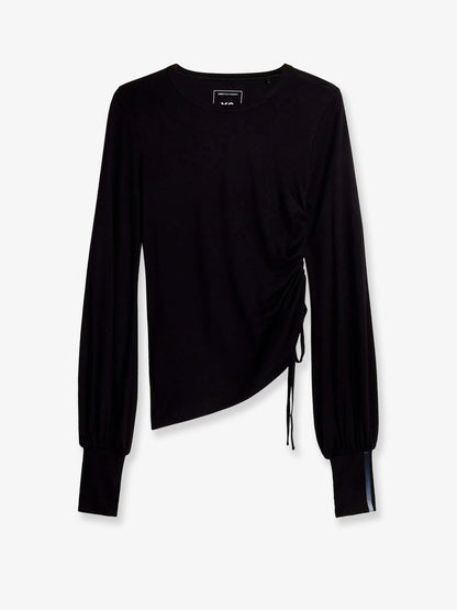 Y-3 Wool t-shirt with iconic detail - Black