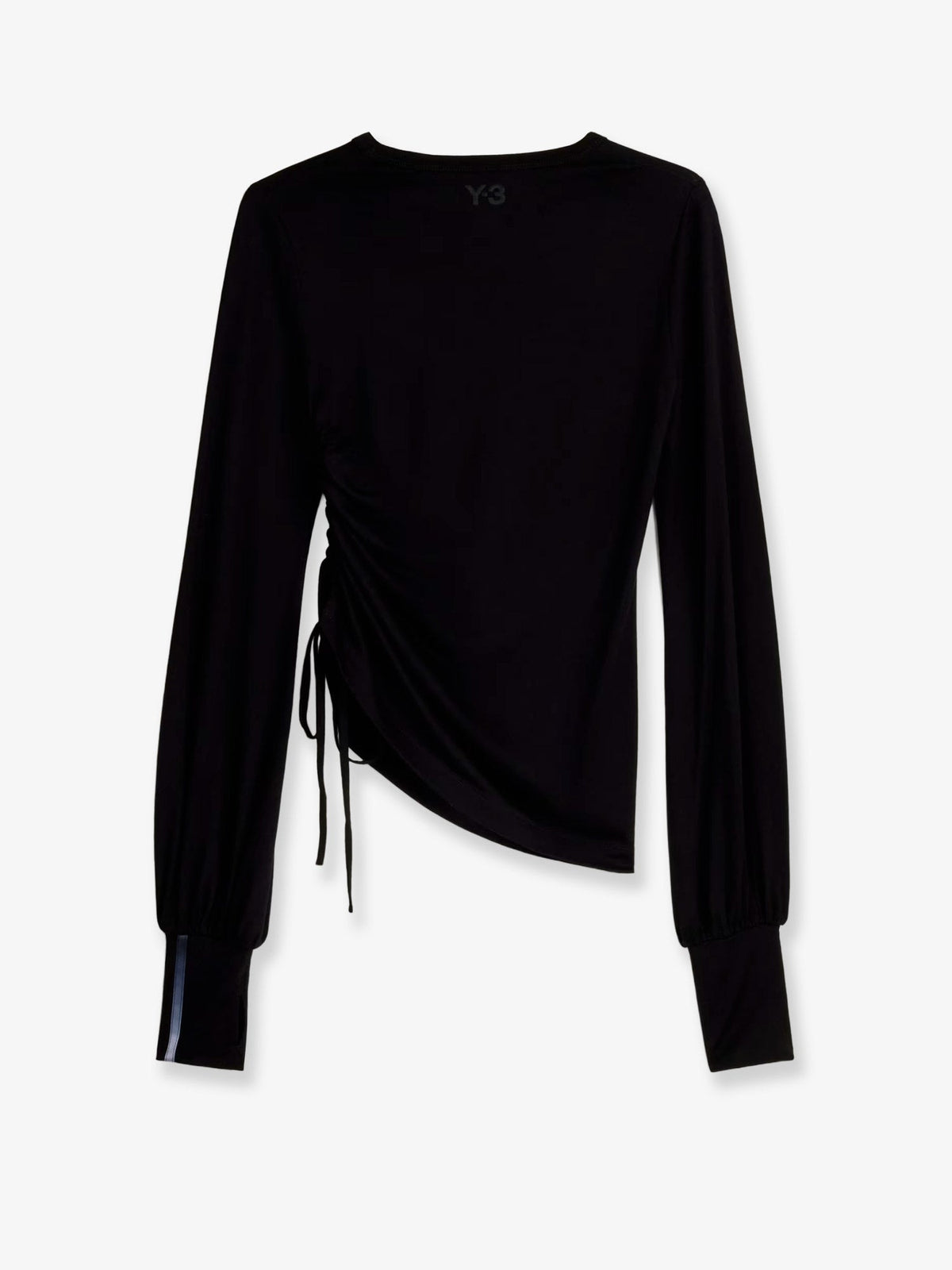 Y-3 Wool t-shirt with iconic detail - Black