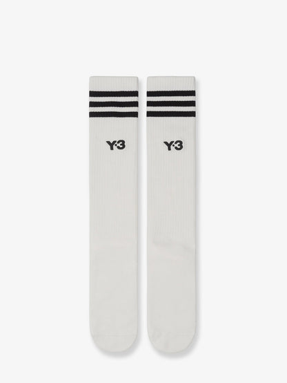Y-3 Cotton blend socks - White