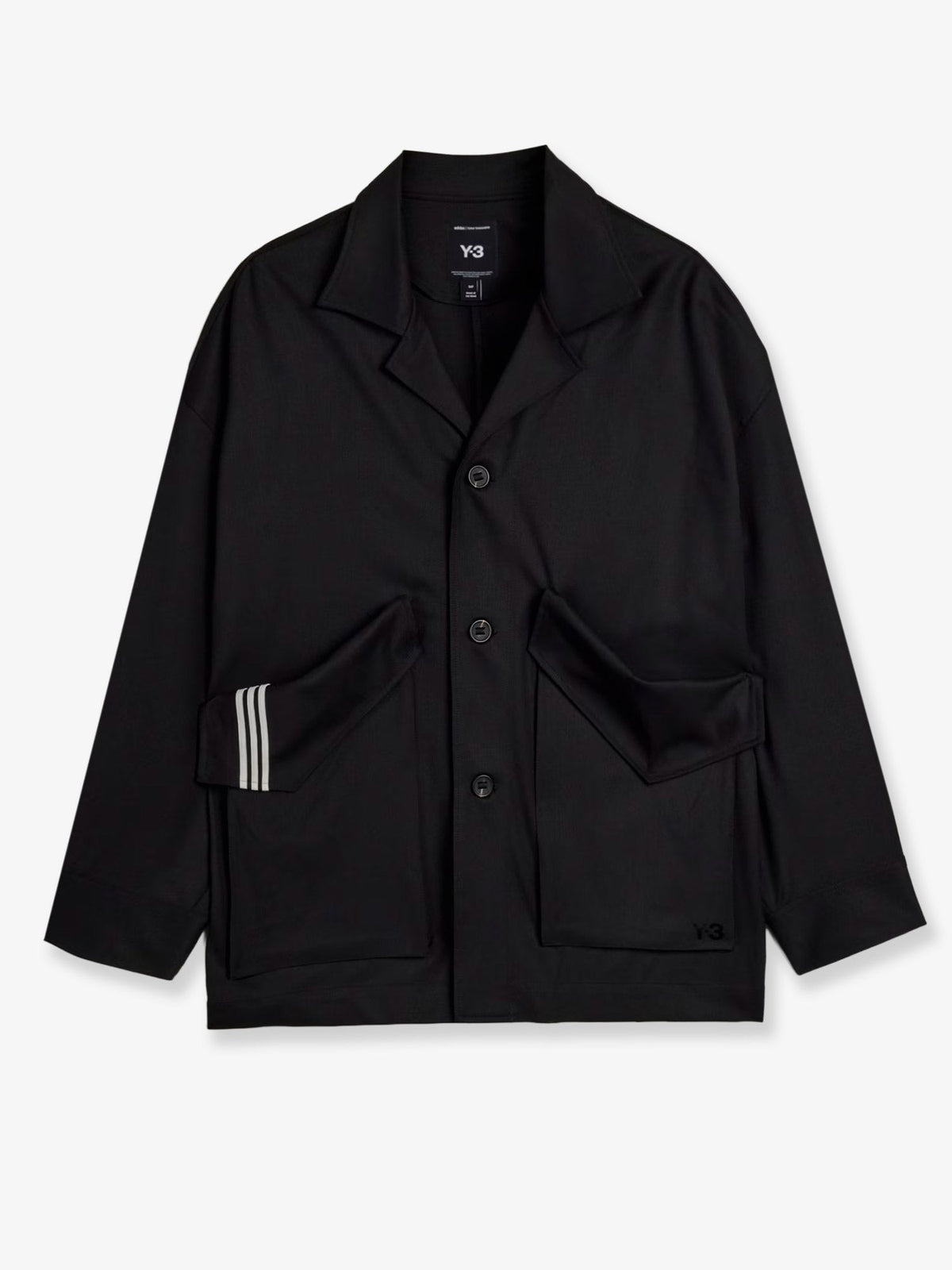 Y-3 Wool blend jacket - Black